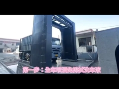 Máquina de limpieza automática de autobuses de baranda azul Tamaño 2150 * 5750 * 5355mm personalizable