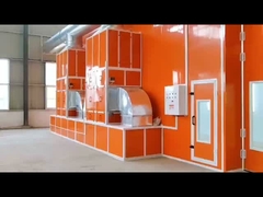 Cabina de pintura para camiones