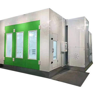 Diesel Turbo Fan Car Spray Booth 32 Pcs lámparas infrarrojas fáciles de usar