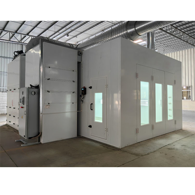 Diesel Turbo Fan Car Spray Booth 32 Pcs lámparas infrarrojas fáciles de usar