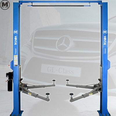1850 mm altura 2 post ascensor automático 380V operación de seguridad con 5 toneladas de capacidad