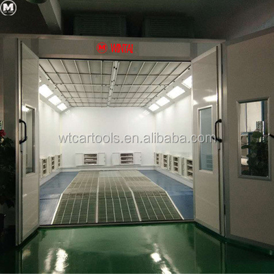 LED Light SUV Car Spray Booth 6900*3900*2650mm con filtro de escape de fibra de vidrio