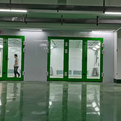 48 lámparas LED y ventilador de escape de 7,5 kW CE aprobado para pintura de automóviles