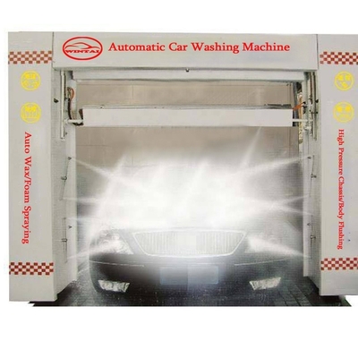 Lavadora de automóviles sin contacto de 5 kW con motor para la máquina de detalle de automóviles de longitud de vía de 6 m