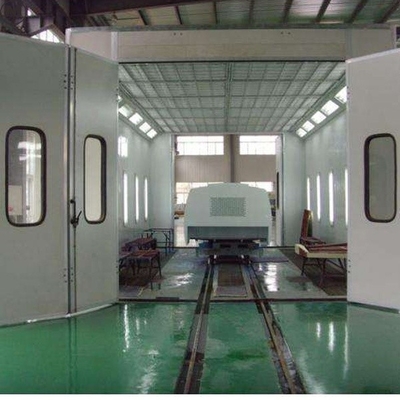Sala de pintura de camiones de 15 metros 2024 CE Aprobado Bus Spray Booth con velocidad del aire m/s de 0.2-0.3