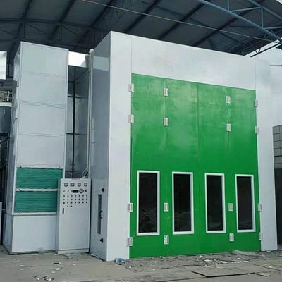Sala de pintura de camiones de 15 metros 2024 CE Aprobado Bus Spray Booth con velocidad del aire m/s de 0.2-0.3