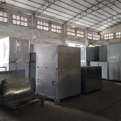 Cubo de rociado de automóviles certificado CE con sistema de circulación de aire 1 x 7.5kw ventilador de admisión de accionamiento directo