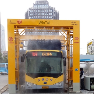 Lavadora automática de autobús de tipo canal de 14kw para limpieza a fondo