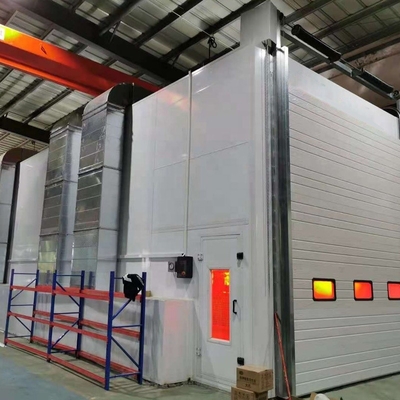 25m Camión Spray Booth con Rockwool tablero de pared y Varios sin velocidad de carga
