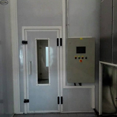 Máquina de pintura de automóviles con control de contaminación, aprobada por la CE, cabina de pintura de automóviles con ventilador de tipo europeo