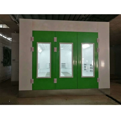 Máquina de pintura de automóviles con control de contaminación, aprobada por la CE, cabina de pintura de automóviles con ventilador de tipo europeo