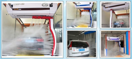 Experimente la comodidad del lavaparabrisas automático U8 sin contacto con lavado con champú