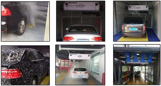 Experimente la comodidad del lavaparabrisas automático U8 sin contacto con lavado con champú