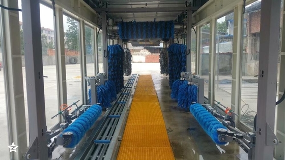 AC380V Máquina automática de túnel de lavado de automóviles 0.9Mpa Presión de aire con alta tasa de flujo de aire