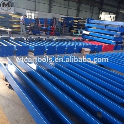 Capacidad de elevación de 4000 kg Dos postes de elevación de automóviles con 2 pasos de apoyo brazo y placa de suelo