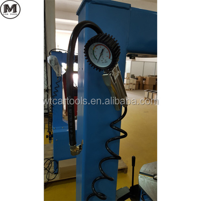 Máquina de cambio de neumáticos de automóviles con brazo giratorio manual 12 bar Presión y inclinación hacia atrás opcional