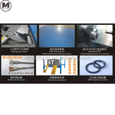 Capacidad de elevación de 4000 kg 4 Post Car Hoist 4720mm longitud 2.2KW potencia del motor