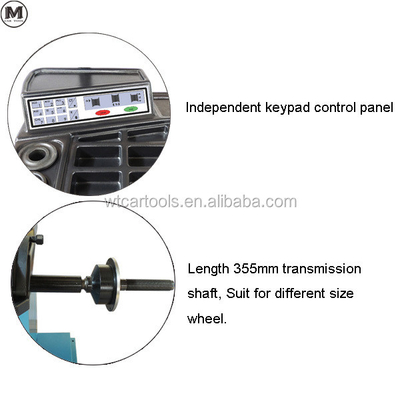 80kg WRB-085 Display LCD Smart Tire Balancer Machine para llantas de 30 pulgadas