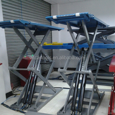 Capacidad de elevación de 3600 kg 220V elevador de tijeras elevador de coche para montaje en el suelo