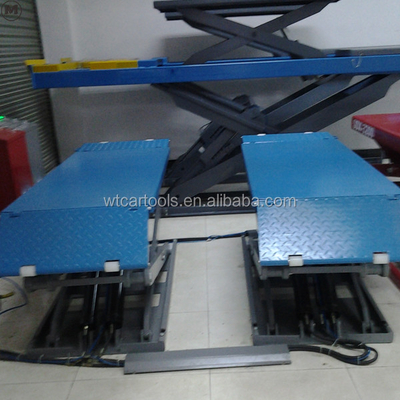 Capacidad de elevación de 3600 kg 220V elevador de tijeras elevador de coche para montaje en el suelo