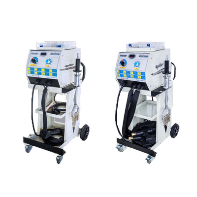 Máquina ajustable PS7110 para sacar las aberturas del coche 220V 4200A 60kg con mesa de trabajo