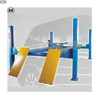 Elevación ajustable de cuatro postes para la alineación de las ruedas Min altura 210mm Voltagem 220V/380V