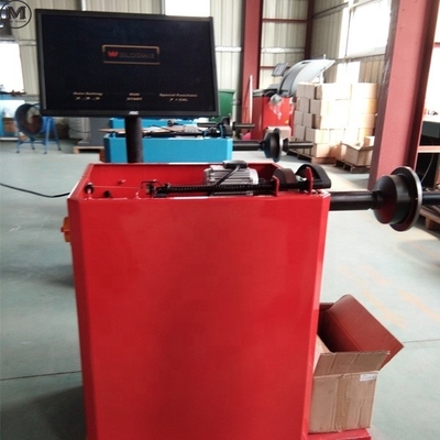 Máquina de balanceo de neumáticos totalmente automática 0.37kw 220v para el equilibrio de velocidad