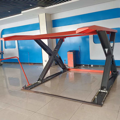 2.2KW Motor de doble cubierta Tijeras ascensor de estacionamiento para automóviles para 5000mm * 2000mm * 1900mm Tamaño del automóvil