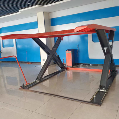 2.2KW Motor de doble cubierta Tijeras ascensor de estacionamiento para automóviles para 5000mm * 2000mm * 1900mm Tamaño del automóvil