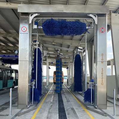 Lavadora de autobuses y camiones de metal galvanizado de altura automática 4200 mm