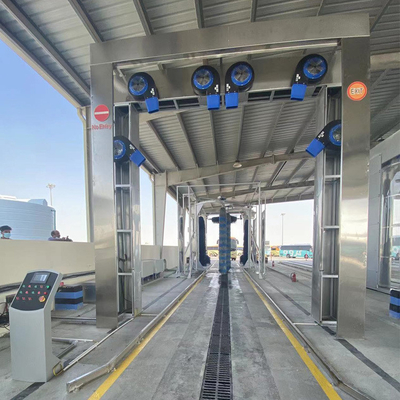 Lavadora de autobuses y camiones de metal galvanizado de altura automática 4200 mm