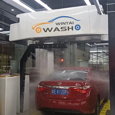 Máquina de lavado de automóviles sin contacto de 360 grados de brazo metálico con secadores de 3KW 4pcs