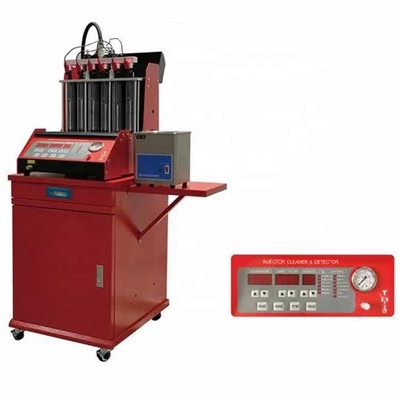 6 cilindros probador de inyector y limpiador con 600 segundos de tiempo de inyección y 250W de potencia