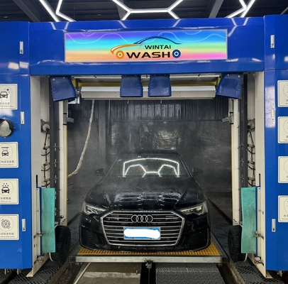 Sistema automático de lavado de coches con sistema de secado de acero galvanizado