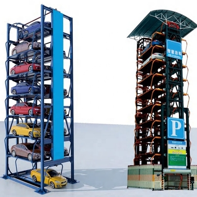 Capacidad de carga de 3000 KGS Sistema de estacionamiento rotativo vertical AC 3p para 20 coches
