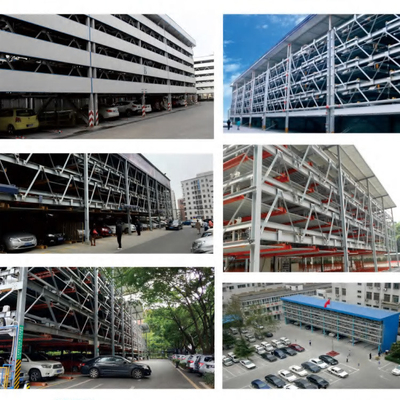Ahorro de espacio Sistema de estacionamiento de rompecabezas semiautomático con 6 capas y 10350 mm de altura