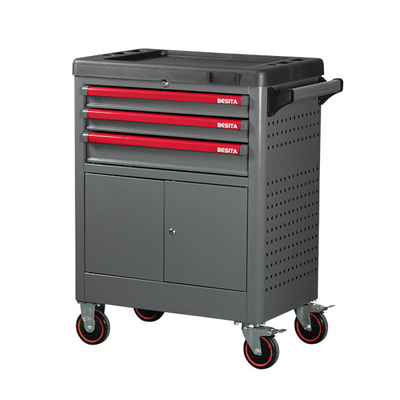 Besita 6685S 66pcs juego de herramientas carrito 4 cajones conveniente para el mantenimiento de neumáticos
