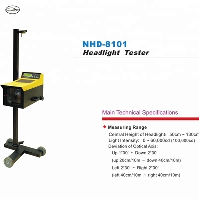 AC220V NHD-8101 Máquina de prueba de faros para automóviles y motocicletas