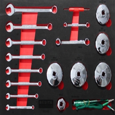 Conjunto de herramientas convenientes para el mantenimiento de automóviles de taller 3 cajones 1 incluido