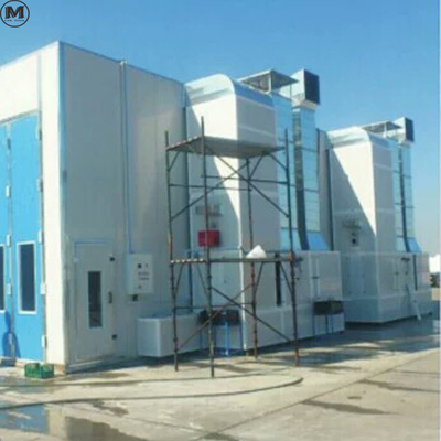 Camión de combustión diesel Spray Booth 220V 39KW con luz LED y ventiladores de 11KW