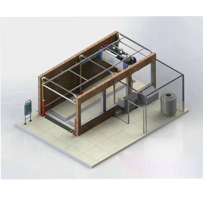 120 bar Máquina de lavado de automóviles totalmente automática Máquina de lavado de automóviles 4 secadores de aire Sistema de reciclaje de agua de lavado 360 toque Máquina de lavado de automóviles gratuita Servicio las 24 horas Robot automático de lavado de automóviles