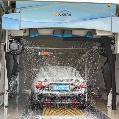 6 secadores de aire sin contacto Automático lavado de coches 24 horas servicio de lavado de coches Sistema de recuperación de agua 100-130 bar Máquina de agua por ósmosis inversa