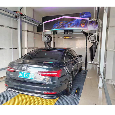 380V/18.5Kw Máquina de lavado de coches sin contacto 304 acero inoxidable Equipo de lavado de coches sin escobillas 8000*3800*3400 Robot automático de lavado de coches 360 máquina de lavado de coches