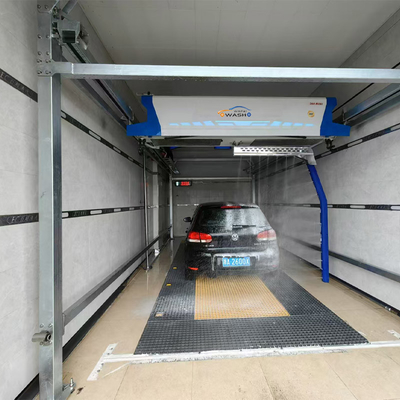 380V/18.5Kw Máquina de lavado de coches sin contacto 304 acero inoxidable Equipo de lavado de coches sin escobillas 8000*3800*3400 Robot automático de lavado de coches 360 máquina de lavado de coches