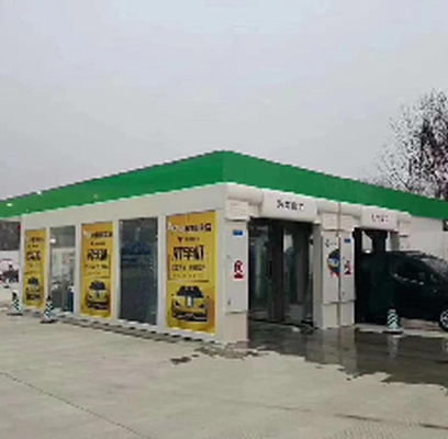 Tipo de túnel Lavadora automática de coches con 14 cepillos EVA cepillos Equipo automático de lavado de coches