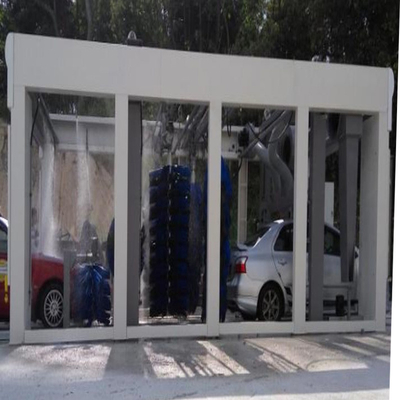 Siete cepillos Máquina automática de lavado de automóviles Máquina de lavado de automóviles de alta presión Sistema de control PLC Sistemas automatizados de lavado de automóviles