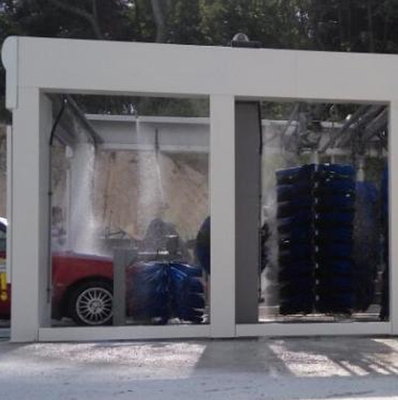 Siete cepillos Máquina automática de lavado de automóviles Máquina de lavado de automóviles de alta presión Sistema de control PLC Sistemas automatizados de lavado de automóviles
