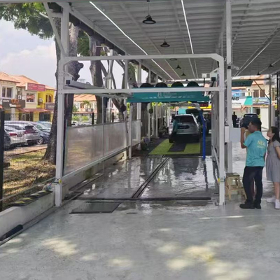Lavado de autos sin contacto que ahorra agua 360, máquina de autolavado de autos autoservicio totalmente automática para vehículos de 2080 mm, sistema de ósmosis inversa