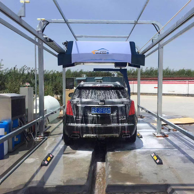 Lavado de autos sin contacto que ahorra agua 360, máquina de autolavado de autos autoservicio totalmente automática para vehículos de 2080 mm, sistema de ósmosis inversa