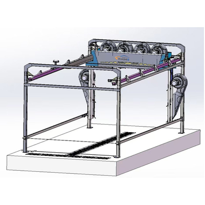 Equipo de lavado de automóviles sin contacto de un solo brazo con 6 secadores y 8m Lx5mm Tamaño del carril Sistema automático de recuperación de agua de lavado de automóviles sin contacto